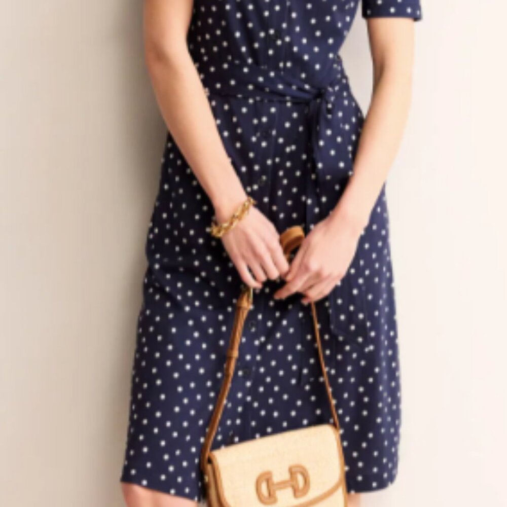 Boden Julia Short Sleeve Shirt Dress
